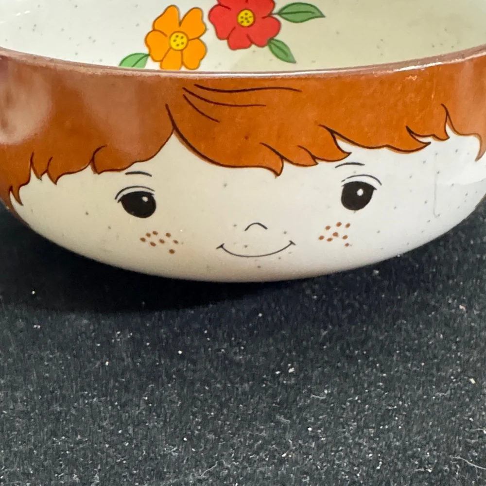 Vintage 1970’s Fred Roberts Farmer Boy Cereal Soup Bowl, Mug & Plate 